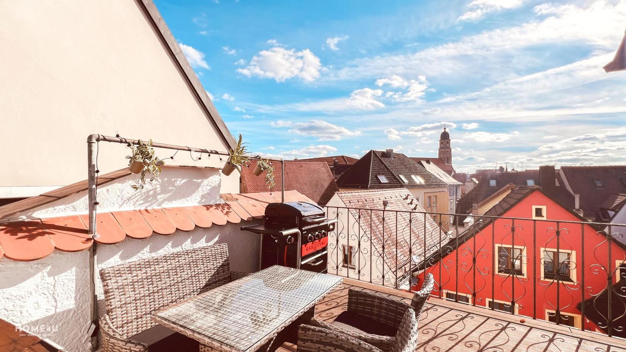 Zentrales Turm-Apt Mit Terrasse Amberg Eksteriør billede